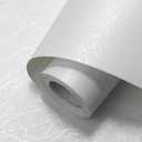 White Silk Peel and Stick Wallpaper 17.3" x 300" Removable Self Adhesive Textured Contact Paper Vinyl Decorative Wall Paper for Bedroom Living Room