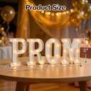 Prom Decorations 2026 Prom Light up Letters Class of 2026 Graduation Party Decorations College High School Grad Party Decor Centerpieces LED Letters Sign Tables Wall Decor (22.6"L x 1.3"W x 8.2"H)