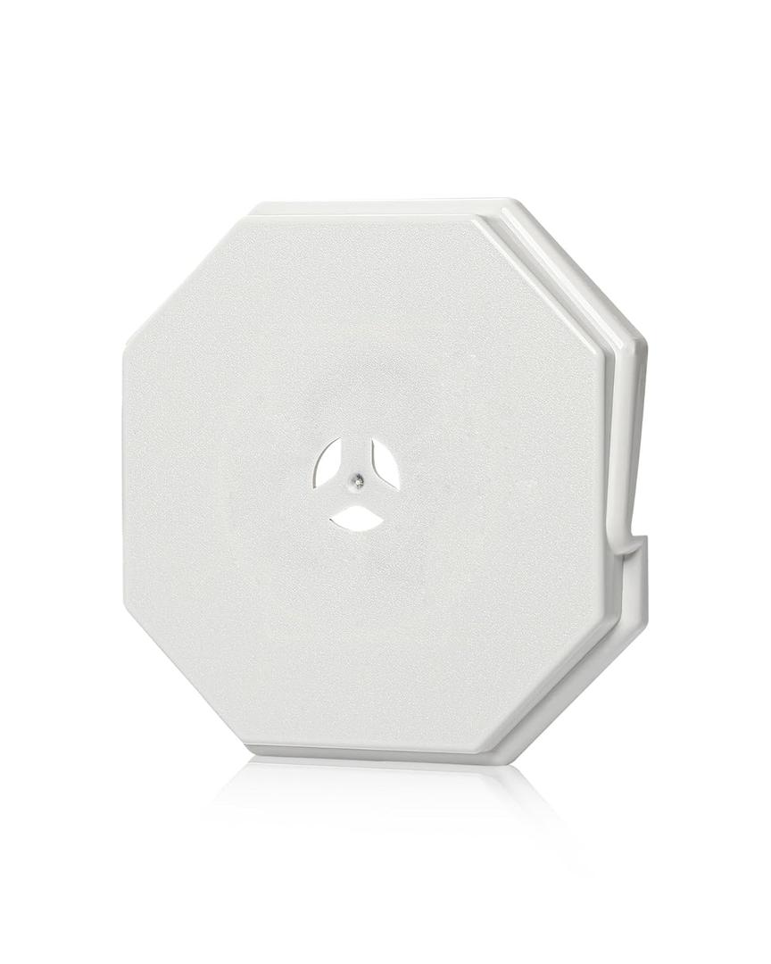 Octagon Mounting Block for Vinyl Siding, Surface Block for Double 1/2 inch Width Lap and 4 inch Height Siding, White (1 Pack)