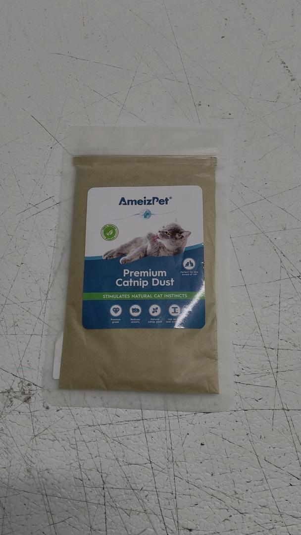 AmeizPet Catnip Dust for Cats, Catnip Alternative for Training & Play, Cat & Kitten Behaviour Dust 40g (0.09 Oz) 2pcs