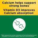 Nature Made Calcium 600 mg with Vitamin D3 for Bone Support, 220 Tablets
