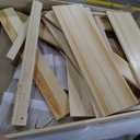 Foldable Boho Wooden Picnic Table, No Assembly Required Portable Outdoor Indoor Low Picnic Table for Floor Seating, Beach, Camping, BBQ, Backyard, 80" x 30", Seats 8-10 People