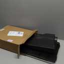 Marbrasse Desk Organizer with File Holder, 5-Tier Paper Letter Tray Organizer with Drawer and 2 Pen Holder, Mesh Desktop Organizer and Storage with Magazine Holder for Office Supplies (Black)