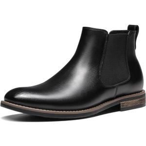 Bruno Marc Men's Suede Leather Chelsea Ankle Boots (9, 1-black)
