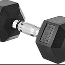 Amazon Basics Rubber Hex Dumbbell Hand Weight