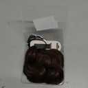 Messy Bun Hair Piece & Curly Hair Bun Scrunchie for Women - Elastic Hair Band & Curly Chignon Ponytail Hairpiece - Daily Wear (Medium Brown)