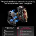 Creality Official DXC2 Extruder, Upgrade K2 Plus/K2/K2 Pro Extruder Kit, Innovative Dual Gear Design and Magnetic Snap Structure, 3D Printer Extrusion Accessories for K2 Series