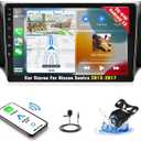 2G+64G Android 13 Car Stereo for Nissan Sentra 2013-2017 Radio Wireless Carplay Android Auto, 10.1 Touchscreen Car Radio GPS Navigation/Mirror Link/Bluetooth/EQ/FM/RDS Radio+Backup Camera&Mic