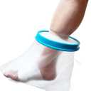 Tideshake Waterproof Foot Cast Cover for Showering, Reusable Adult Foot Cast Protector, Cast Covers for Ankle Shower after Surgery, Watertight Cast Bag for Burns