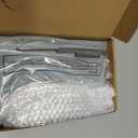 Flutesan 1 Pcs Blue Knitting Pattern Holder, Fold up Cross Stitch Knitting Chart Keeper with 4 Pcs Replacement Magnets, Cross Stitch Accessories Supplies, Unfolded Size 13.2 x 9 Inch