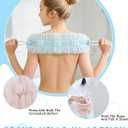 2 x African Net Sponge for Shower, 2PCS Adjustable Exfoliating Washcloth Towel, Body Scrubber Exfoliator for Men & Women, Back Loofah Sponge for Deep Cleaning, Back Washer Wash Sponge for Men Women