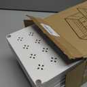 DEKAVA Cabinet, 2 Pack Under Sink Organizer, 2 Tier Sliding Bathroom Kitchen Organizer, Large White ABS Baskets, Easy Install & Clean