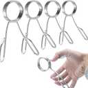 4 Pieces 2 Inch Dumbbell Spring Collars Barbell Clamps Locking Collars Clips for Weightlifting Exercise Fitness Training Supplies