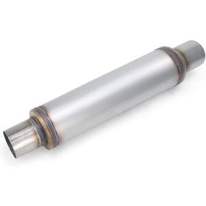 LCGP 2.5" Exhaust Mufflers, 2.5in Muffler Universal Stainless Steel Performance Muffler, Straight Through Design 2.5 inch Muffler Resonator Deep Sound for Car, Truck(2.5" Intet 2.5" Outlet)