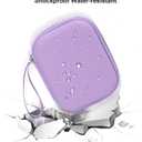 BliFulde Carrying Case for RG353V/ RG353VS Handheld Game Console, Custom-Insert Handheld Emulator Retro Game Holder Organizer, Portable Game Player Storage Bag (Case Only) (Purple)