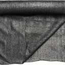 5'10"x100 ft 60% Eyelets Shade Cloth Roll
Black HDPE UV Resistant Breathable Eyelets Sun Protection for Greenhouse Garden Fence Pergola Patio Flower Plant Kennel