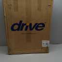 Drive Medical Rollator Walker with Seat - Stable Mobility Support - Height Adjustable - Durable Steel Frame Construction - Smooth 7.5" Wheels - Foldable Frame - 350 Lb Limit - Red