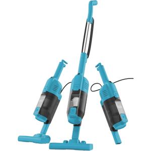 BLACK+DECKER Powerseries Lite Corded 3 in 1 Stick Vacuum, Upright to Hand-Vac Multi Surface, HEPA Filtration, Powerful 12k Pa, Ideal for Hard Floor, Low Carpet, Pet Hair Home & Office use, Blue