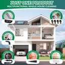 Upgraded 1050W Powerful Steam Cleaner, Pressurized Handheld Multi-Surface Natural Steamer with 12PCS Accessories & Safety Lock, 350ML Large Capacity for Home, Kitchen Instant Dissolves Grime & Grease