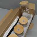 ZOIIWA 28Pcs Teacher Appreciation Gifts Set with Glass Cup Keychains Zipper Bag Pen Greeting Card for Men Women Birthday Thank You Graduation Retirement Gifts Bulk from Students