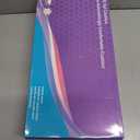 Gel Seat Cushion, Cooling Thick Big Breathable Honeycomb Design Absorbs Pressure Points Seat Cushion with Non-Slip Cover for Office Chair Home Cars Wheelchair (Black)