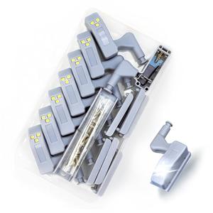 Hinge Led Sensor Light for Kitchen Cabinet Cool White Universal Intelligent Home Lamp Cupboard Closet Wardrobe Door Switch Lkelyonewy 8Pcs