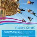 Xerox Vitality Colors Multipurpose Printer Paper, Letter Paper Size, 20 Lb, 30% Recycled, Blue, Ream Of 500 Sheets