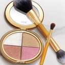 tarte glow wardrobe highlighting eye & cheek palette Highlighter, Blush, Bronze & Eyeshadow All-in-One Face & Eye Viral Makeup for Everday Radiant Blendable Glow, Vegan & Cruelty Free, full size
