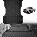 TripleAliners Truck Mat Compatible with 1999-2016 Ford Super Duty F250/F350/F450 6.8FT Accessories, Truck Bed Mat Heavy Duty Custom Fit All Weather Protection TPE Pickup Liner