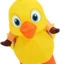 COMIN Inflatable Yellow Duck Costume Cute Blow up Funny Party Halloween Costume for Kids (48)