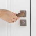 uxcell Door Handle Covers, Silicone Safety Doors Knob Handle Protector Covers Anti-Collision Soft Doors Pull Cover for Bedrooms Bathrooms Offices, Black