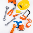 Toddler Tool Set with Electronic Toy Drill, 12 Tool Equipment, Pretend Play Construction Costume with Safety Vest Hat, Toy Tool Box for Kids Boy Girl Age 3-8