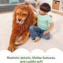 Melissa & Doug Giant Lion Stuffed Animal Plush Toy (Over 6 Feet Long) - Lifelike Plushie Lion for Pretend Play and Room Decor, Toddler Toys for Ages 3+, 31.7 x 20.7 x 10.7