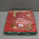 Christmas Ornament Storage Box with Dividers Fits 64 Holiday Ornaments 3 Inches Top Clear Christmas Storage Container with 4 Separate Trays Dual Zippers Red Holiday Ornament Storage Box Bin