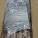 Heeyoo Dog Pooper Scooper, Dog Poop Tray and Rake Set, Pet Waste Removal Scoop with Long Adjustable Sectional Stainless Handles (Silver/Champagne)