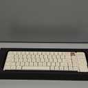 IQUNIX Magi65 Pro Low Profile Mechanical Keyboard Wireless 65% Keyboard Ultra Slim for Creamy Typing, Hot Swappable, RGB Backlit, PBT Keycaps, Aluminum Case, BT/2.4G/USB-C, Mac/Windows (Ochre White)