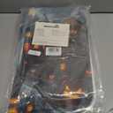 MEHOFOND Halloween Shower Curtain Sets 4Pcs with Shower Curtain,Non-Slip Rugs,Toilet Lid Cover, Bath Mat and 12 Hooks Castle Moon Night Scary Evil Pumpkin Halloween Bathroom Decor Set