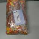 Alupssuc 20 Bundles Artificial Fall Flowers for Outdoors Decoration, Faux Pansies Fake Mums Flowers Plants, UV Resistant No Fade Realistic Silk Pansy for Porch Planter Garden Patio Yard, Autumn Orange