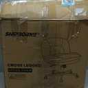 Criss Cross Chair, Thick Cushioned Ergonomic Cross Legged Office Chair with Wheels, Armless Swivel Vanity Chair, Height Adjustable Wide Computer Desk Chair for Home and Office, Beige