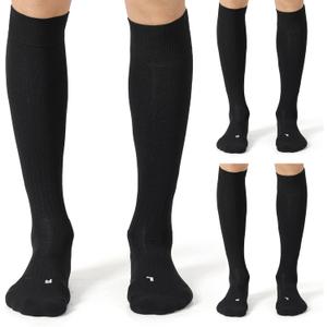 CS CELERSPORT 3 Pack Soccer Softball Baseball Socks for Youth Kids Adult Multi-Sport Compression Knee High Socks, Size: Medium