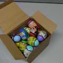 24 Pack Prefilled Easter Eggs with Squishy Toys,Bright Color Plastic Eggs for Kids Boys Girls,Easter Egg Hunt,Easter Basket Stuffers,Party Favors