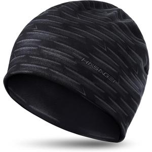 HASAGEI Beanies Skull Caps for Men, Women Warm Helmet Liner Cycling Cap Soft Lightweight Beanie Hat Antistatic Running Beanie (Stripe)