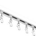 Curtain Track, Ceiling-Mount Curtain Rail, Pure White, 16 ft
USA Made, Commercial-Grade Aluminum, Corrosion Resistant, Pre-Drilled, Hardware Included, For Windows and Room Dividers