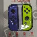 Kipylca Switch Controller, Replacement for Nintendo Switch Joycon, Switch Wireless Controller with 6-Axis Gyro,Wake-up, Vibration, Screenshot, Blue and Yellow