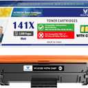 141X W1410X ( 141A W1410A ) with CHIP Compatible Toner Cartridge High Capacity 2000 Pages Black for M110 M110w M139 M139w M140 M140w Printer, Incompatible with printers ending in 'e' (1 Pack)