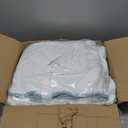 Lush Decor Coastal Chic Scalloped Edge Reversible Cotton Quilt 3 Piece Set, Full/Queen, Ste Blue & White - Queen Bedding Set - White Quilt - Coastal Decor