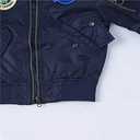 OYSTERBOY NASA MA-1 Flight Jacket Military Coat for Kids Boys (135cm（10T）, Replica Blue)