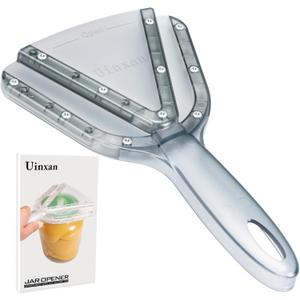 Uinxan Jar Opener for Weak Hand & Seniors with Arthritis,Easy Twist Off Bottle Caps,Patent | Unique Kitchen Gadgets,Handheld Lid Top Open for Elderly/Women/Men (Blue)