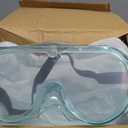 Yunsailing Protective Safety Goggles Lab Over Glasses Clear Anti Fog Eye Protection Goggles for Men Women (Clear Green, Black)