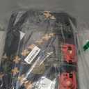 5x7 Black Washable Floral Area Rug, Vintage Boho Soft Low-Pile Living Room Rugs, Stain Resistant Botanical Non-Slip Carpet for Bedroom, Dining Room, Kids Nursery, Office, Home Decor